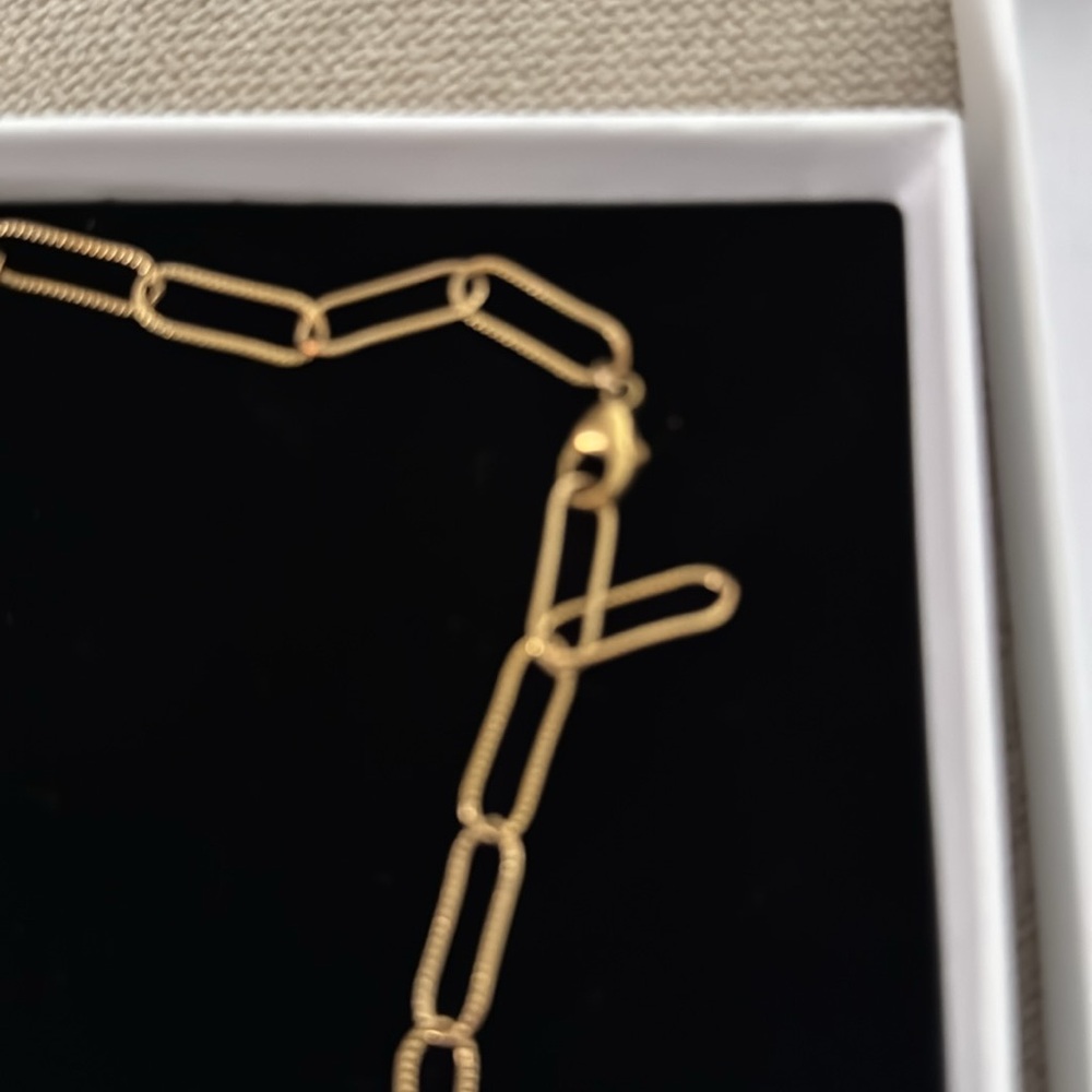 NIB Aligheri Gemini twins necklace with link chain. Sold out - Picture 4 of 4
